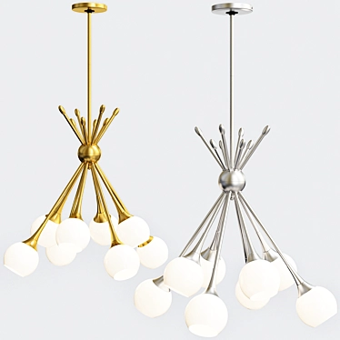 Mid-Century Modern Mobile Chandelier - 8 Light