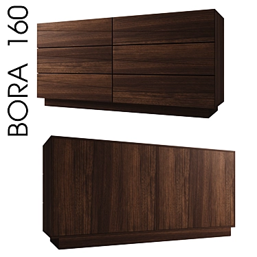 Cosmorelax Bora 160: Stylish Chest of Drawers 3D model image 1 