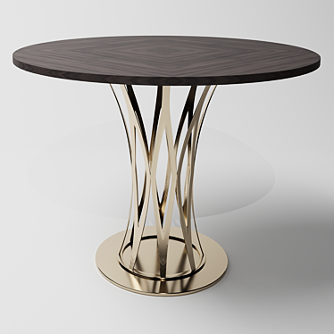 Sleek Chambord Dining Table 3D model image 1 