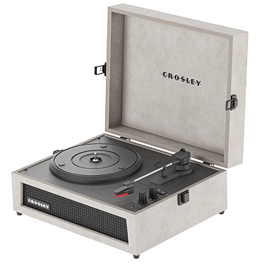 Crosley Voyager: Analog Sound Meets Modern Tech! 3D model image 1 