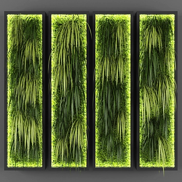 Space-Saving Vertical Garden 3D model image 1 