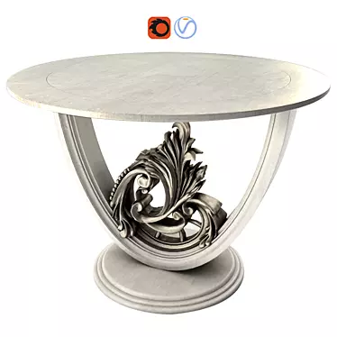 Elegant Heritage Table 02 3D model image 1 