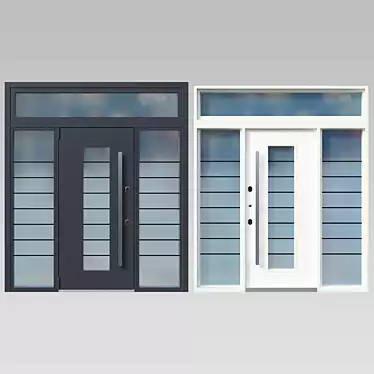 Om TermoWood: High-Quality Thermally Insulated Doors 3D model image 1 