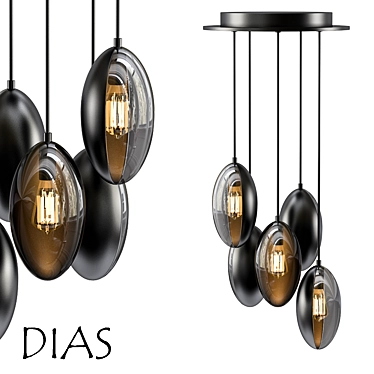 Modern Design Dias Lamp 3D model image 1 