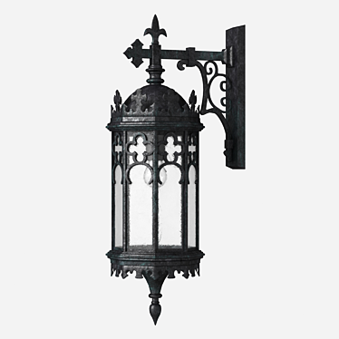 Versatile Outdoor Wall Light 3D model image 1 