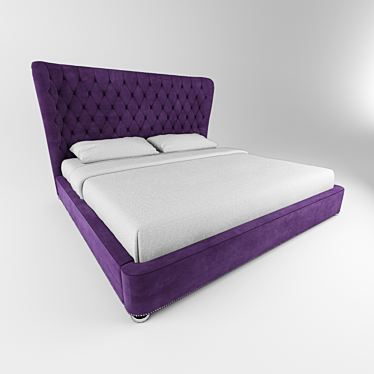 Cozy Dream Bed 3D model image 1 