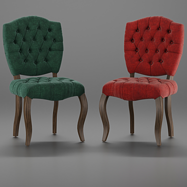 Luxurious Beatrix Dining Chair 3D model image 1 