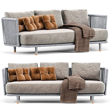 Modern Moments 3-Seater Sofa 3D model image 1 