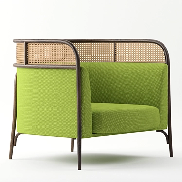 Targa Lounge: Stylish and Compact Seating 3D model image 1 
