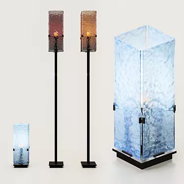 BM Ambato Lighting Set: Table & Floor Lamps 3D model image 1 