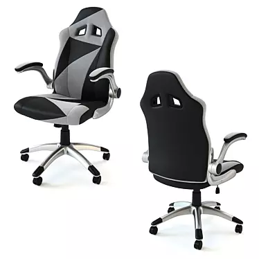 Duo Gaming Chair: Ultimate Comfort and Style 3D model image 1 