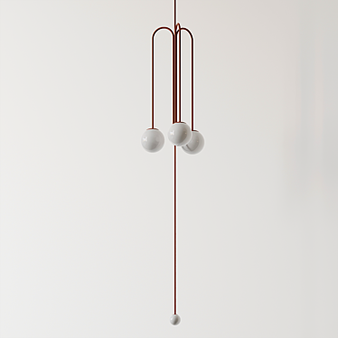 Pistil Pendant Lamp: Elegant Illumination by Michael Anastassiades 3D model image 1 