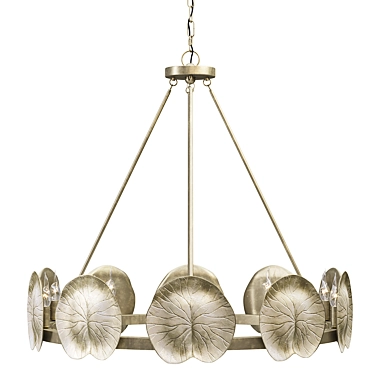 Lilly Chandelier: CURREY & COMPANY Elegant Lighting 3D model image 1 