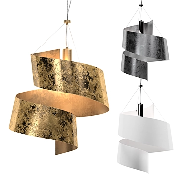 Marchetti Garagoi: Stylish Pendant Light in 4 Finishes 3D model image 1 