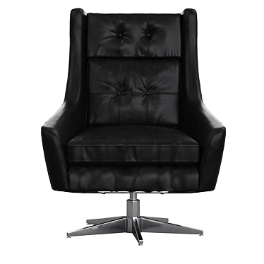 MOTORCITY Leather Swivel Chair 3D model image 1 