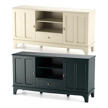 Modern LOMMARP TV Bench: Organize in Style 3D model image 1 
