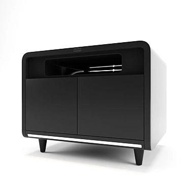 Sobro Smart Side Table: Black Magic 3D model image 1 