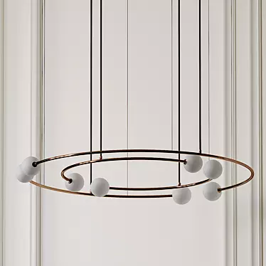 Modern Concent Pendant Lamp 3D model image 1 