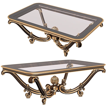 Elegant Roberto Giovannini Coffee Table 3D model image 1 