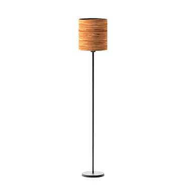 Elegant Cannafesca Floor Lamp 3D model image 1 