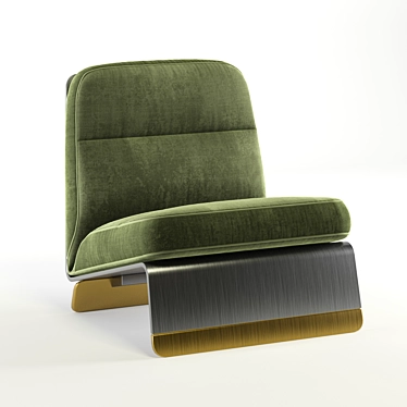 Greta Modern Chair by Baxter 3D model image 1 