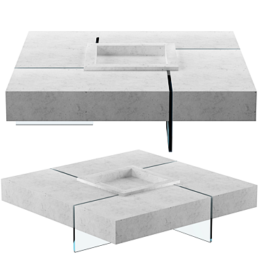 Title: Sleek Dali Coffee Table 3D model image 1 