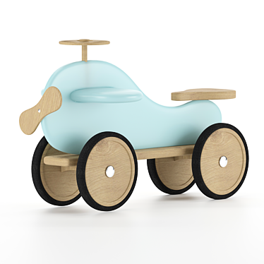 Whale Baby Car Kit - Blue 3D model image 1 