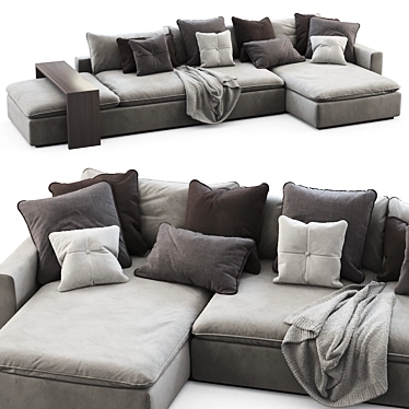 Indera Sofa Weeknd: Modern Comfort for Your Home 3D model image 1 