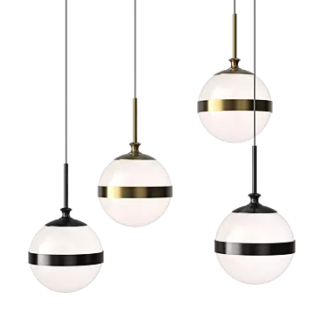 Gira One Glass Pendant Lamp 3D model image 1 