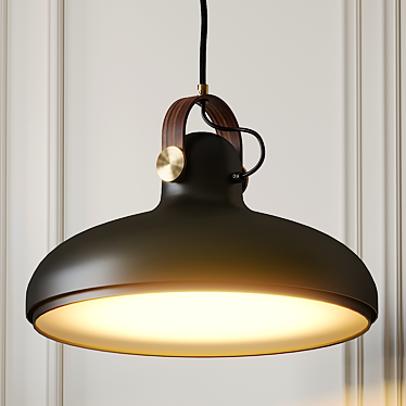 Modern Danish Design: Le Klint Carronade Large Pendant 3D model image 1 