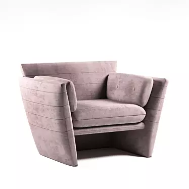 Figo: Modern Armchair 3D model image 1 