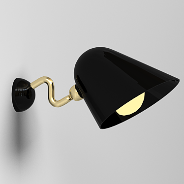 Elegant TATO Italia Wall Sconce 3D model image 1 