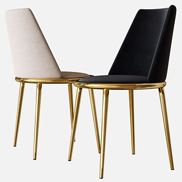Luxury Aurora Imbottita Chair 3D model image 1 