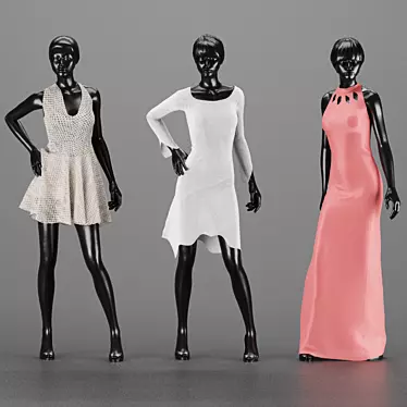 Marvelous Designer Clothing Set 3D model image 1 