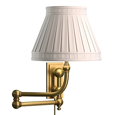 Pimlico Swing Arm Wall Light 3D model image 1 