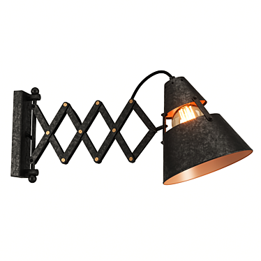 Industrial Om Wall Lamp 5444 3D model image 1 