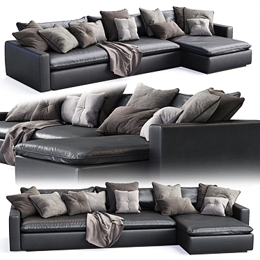 Modern Indera Weeknd Sofa 3D model image 1 