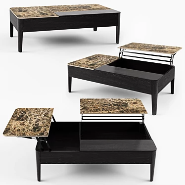 Calligaris Ceramic Coffee Table 3D model image 1 