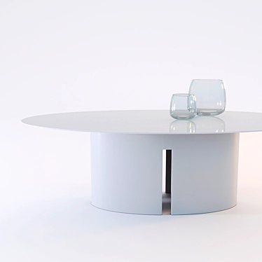 Elegant Meridiani GONG Table 3D model image 1 