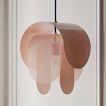 Sleek Superpose Pendant Lamp 3D model image 1 
