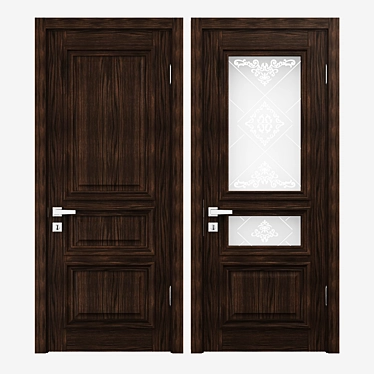 Elegant Verona Doors 3D model image 1 