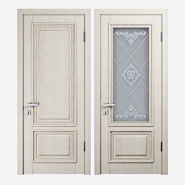 Elegant Parma Doors 3D model image 1 