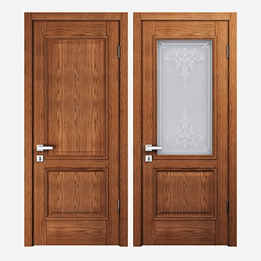 Elegant Elada Doors - Palace Quality 3D model image 1 