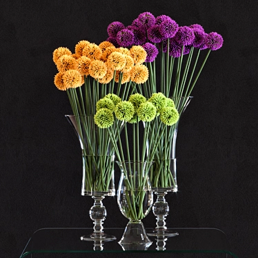 Allium Blossom: VG Newtrend Vases 3D model image 1 