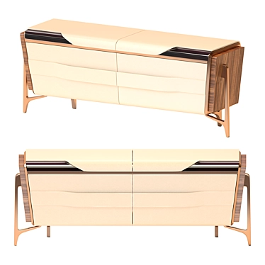 Elegant Turri Melting Sideboard 3D model image 1 