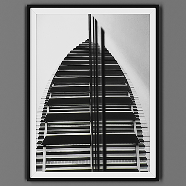 Title: Black Framed Picture: 00032-21 3D model image 1 