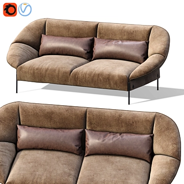 Versatile Sofa Set 3D model image 1 