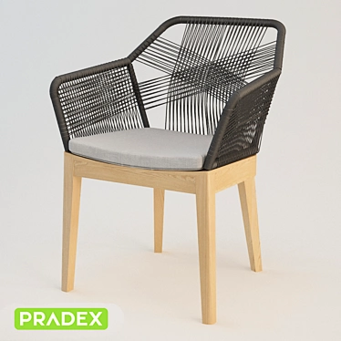 VUD-3 Pradex Chair: Modern Design, Comfortable Seating 3D model image 1 