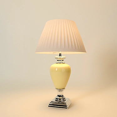 Ceramic Cracked Table Lamp 3D model image 1 