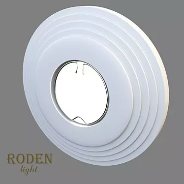 RODEN-light RD-116: Elegant Recessed Gypsum Lamp 3D model image 1 